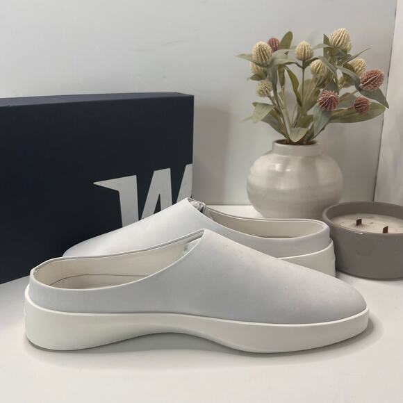 Wolf & Shepherd Shoes Cruise Mule Slip On Brilliant White Men 11/Women 12.5 NWB main image 4